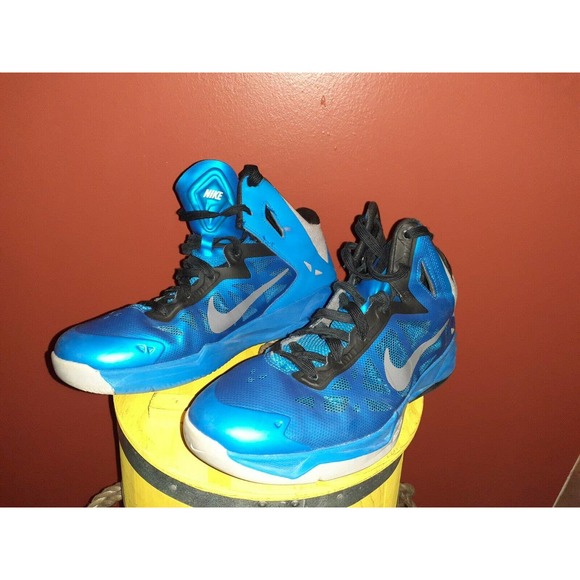 Nike Hyperchaos Blue Basketball Sneakers Men's 536841-400 Shoes Size 9 - Picture 10 of 10